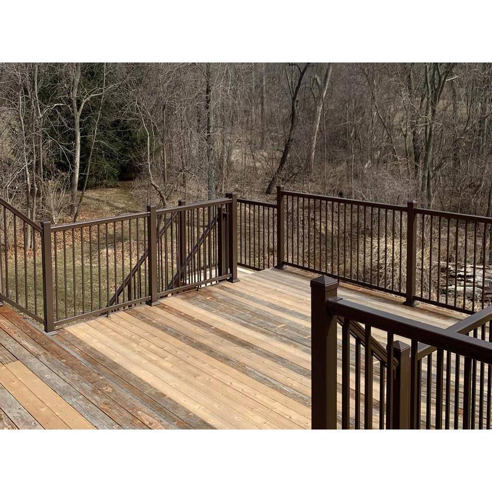 Pegatha Plus 6 ft. x 36 in. White Fine Textured Aluminum Level Rail Kit