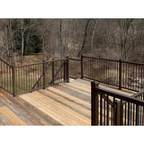 Pegatha Plus 6 ft. x 36 in. White Fine Textured Aluminum Level Rail Kit