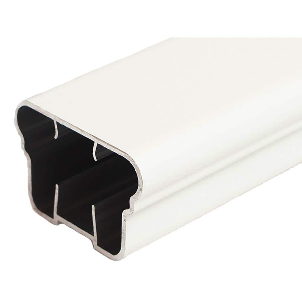Pegatha Plus 6 ft. x 36 in. White Fine Textured Aluminum Level Rail Kit