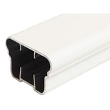 Pegatha Plus 6 ft. x 36 in. White Fine Textured Aluminum Level Rail Kit