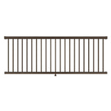 Pegatha Plus 8 ft. x 36 in. Brown Fine Textured Aluminum Level Rail Kit