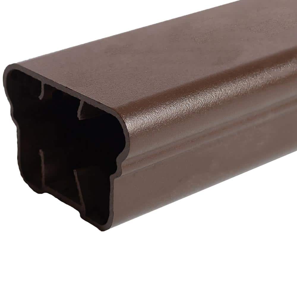Pegatha Plus 8 ft. x 36 in. Brown Fine Textured Aluminum Level Rail Kit