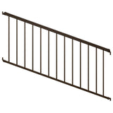 Pegatha Plus 6 ft. x 36 in. Brown Fine Textured Aluminum Stair Rail Kit