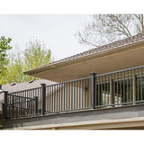Pegatha Contemporary Black Aluminum Textured Level Bracket Kit (2-Piece)