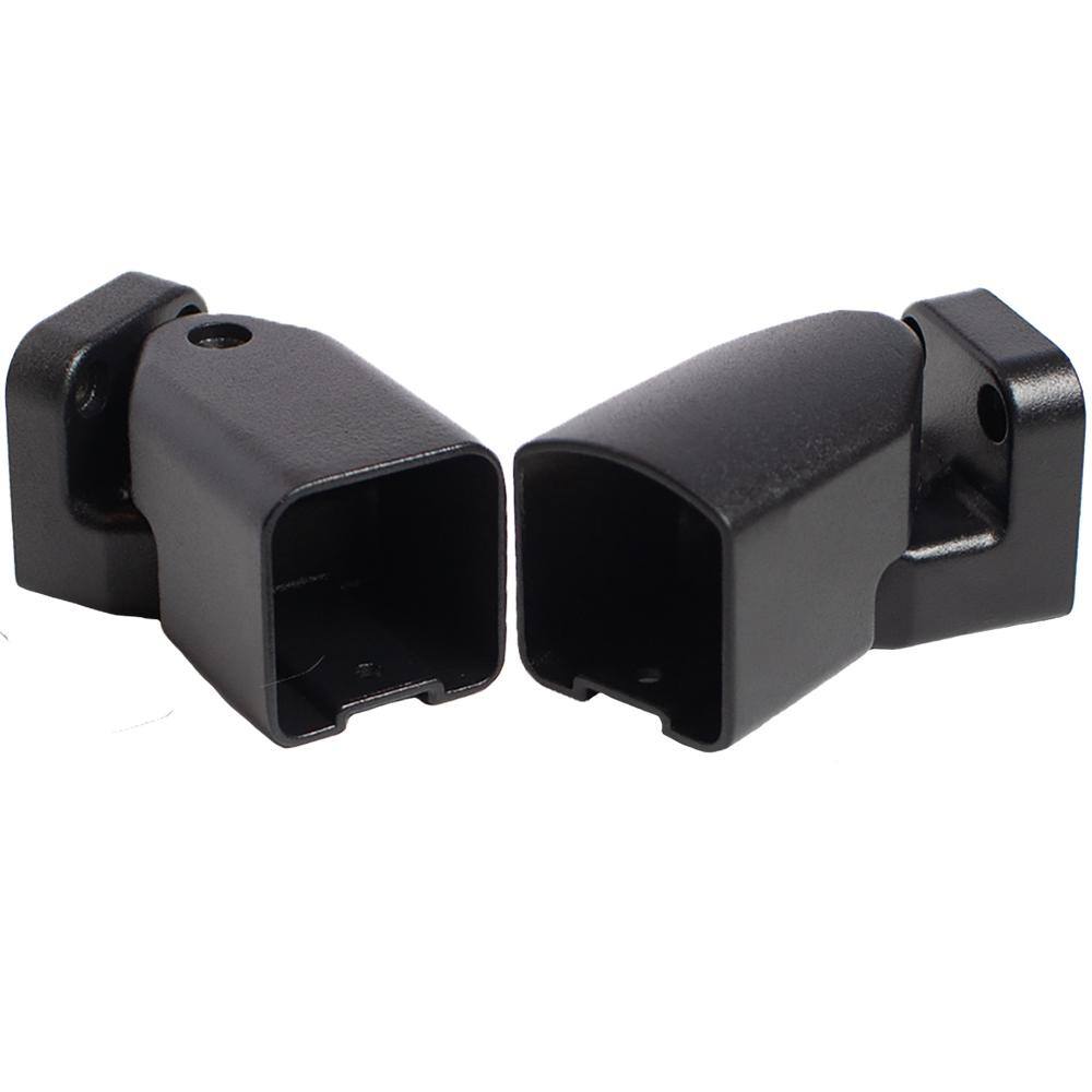 Pegatha Contemporary Black Aluminum Textured Multi-Angle Bracket Kit