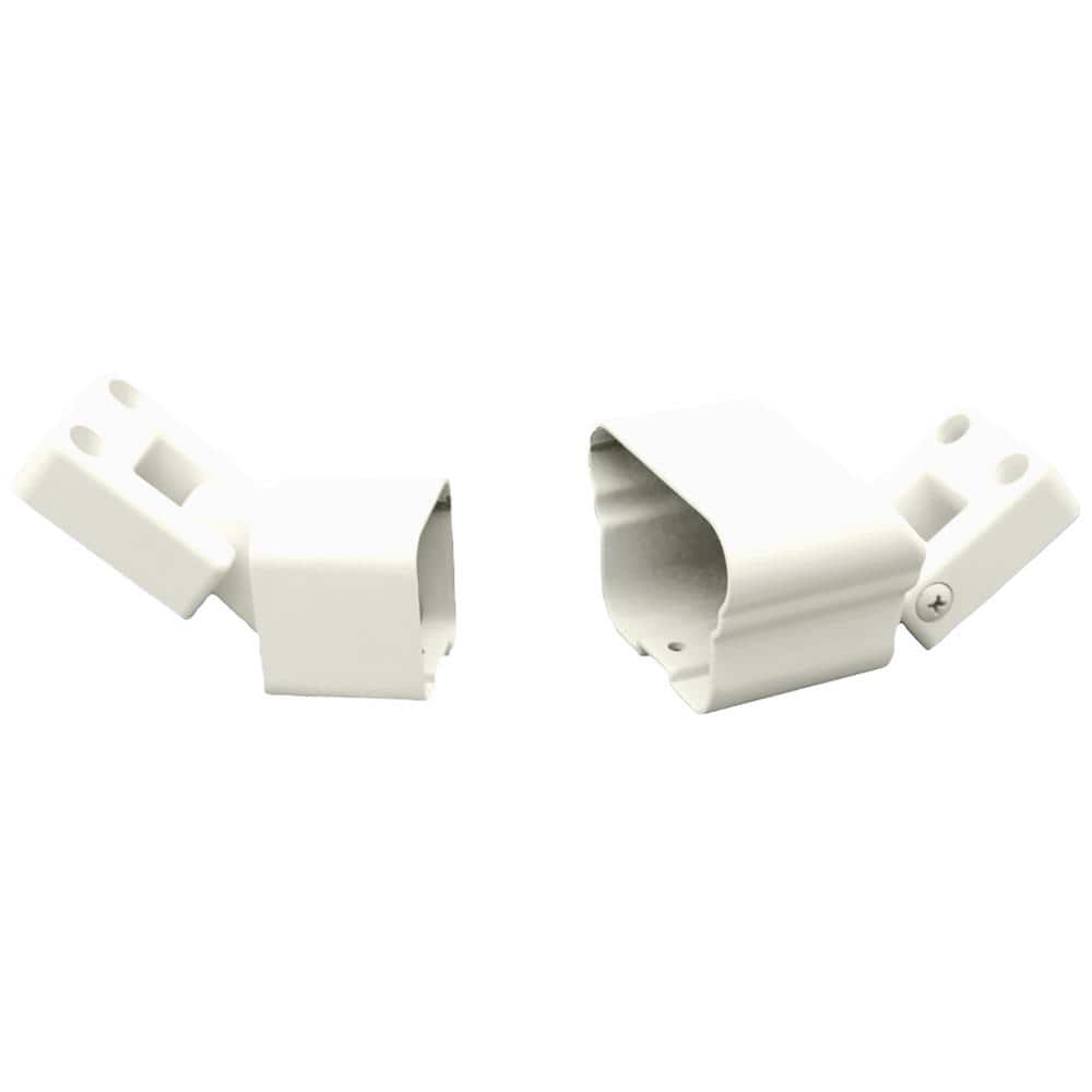 Pegatha Plus White Aluminum Textured Stair Bracket Kit