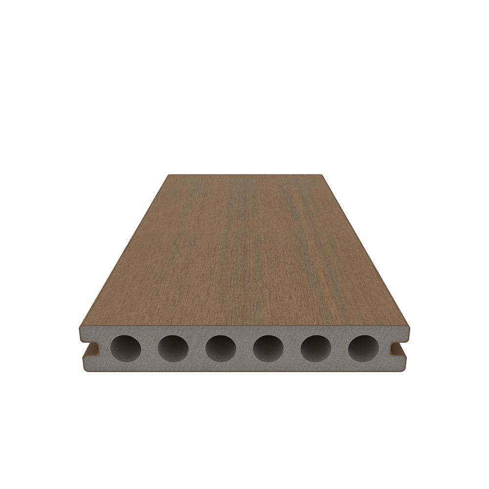NewTechWood UltraShield Naturale Voyager Peruvian Teak Composite Decking Boards (10-Pack)