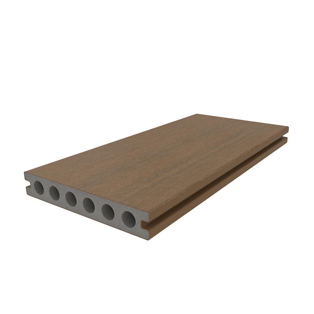 NewTechWood UltraShield Naturale Voyager Peruvian Teak Composite Decking Boards (10-Pack)