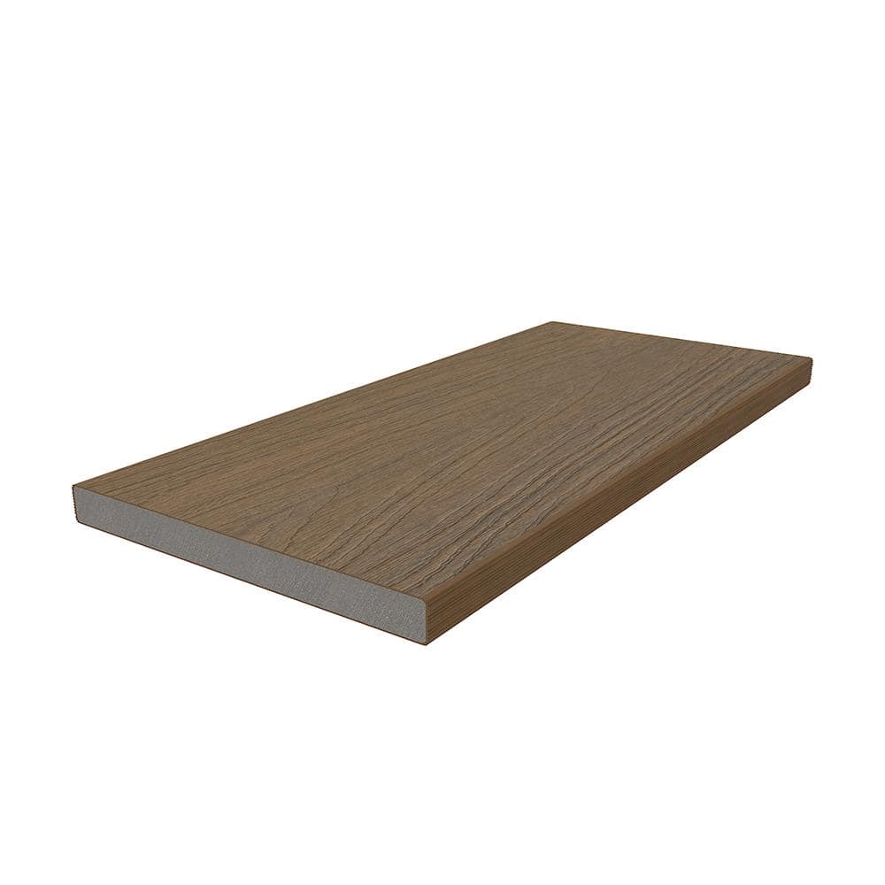NewTechWood 1/2 in. x 5-1/2 in. x 5-3/4 ft. Peruvian Teak Flat Top Composite Fence Picket