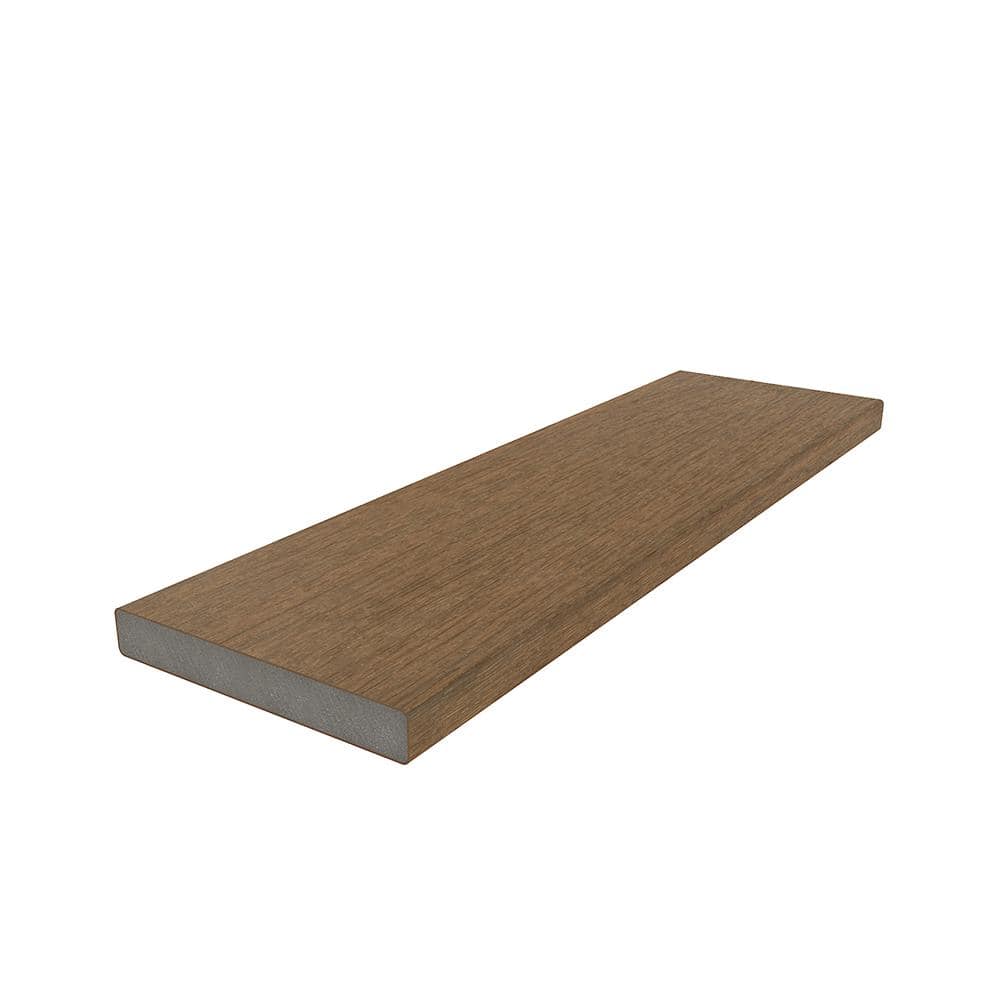 NewTechWood 1/2 in. x 3-1/2 in. x 5-3/4 ft. Peruvian Teak Flat Top Composite Fence Picket (10-Pack)