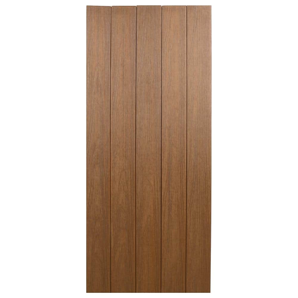 NewTechWood 1/2 in. x 3-1/2 in. x 5-3/4 ft. Peruvian Teak Flat Top Composite Fence Picket (10-Pack)