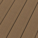NewTechWood UltraShield Naturale Cortes Series 1 in. x 6 in. x 1 ft. Peruvian Teak Solid Composite Decking Board Sample