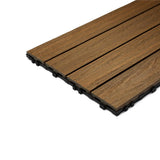 NewTechWood UltraShield Naturale 1 ft. x 3 ft. Quick Deck Outdoor Composite Deck Tile in Peruvian Teak (15 sq. ft. Per Box)