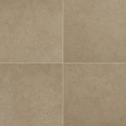 MSI Petra Beige 24 in. x 24 in. Square Matte Porcelain Paver Tile (14 pieces / 56 sq. ft. / pallet)