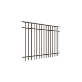 Natural Reflections 4 ft. x 6 ft. Pewter Aluminum Fence Panel