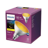 Philips 90-Watt Equivalent PAR38 LED Flood Yellow Bug Light