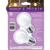 Philips 40-Watt Equivalent G16.5 LED Light Bulb Soft White Globe (2-Pack)