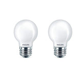 Philips 40-Watt Equivalent G16.5 Dimmable LED Light Bulb, Soft White Globe, 300 Lumens (2-Pack)