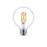 Philips 60-Watt Equivalent G25 Dimmable Daylight LED Light Bulb (2-Pack)