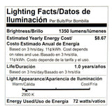 Philips 72-Watt Equivalent Halogen PAR38 Indoor/Outdoor Spotlight Bulb