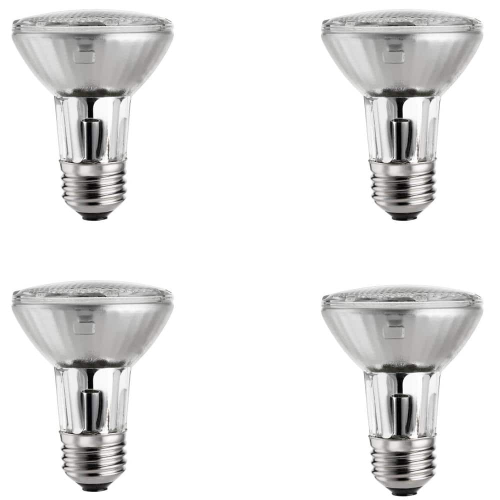 Philips 50-Watt PAR20 Equivalent Halogen Indoor/Outdoor Flood Light Bulb (24-Pack)
