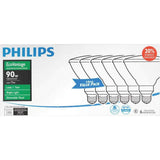 Philips 90-Watt Equivalent PAR38 Halogen Indoor/Outdoor Dimmable Flood Light Bulb (6-Pack)