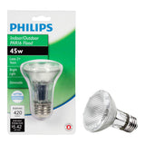 Philips 45-Watt Equivalent PAR16 Halogen Dimmable Flood Light Bulb, Medium E26 Base, 420 Lumens