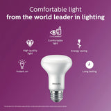 Philips 45-Watt Equivalent R20 Dimmable LED Light Bulb, Soft White, Warm Glow Effect (2-Pack), ENERGY STAR