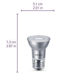 Philips 50-Watt Equivalent PAR16 Dimmable LED Light Bulb, Glass, Bright White (6-Pack)