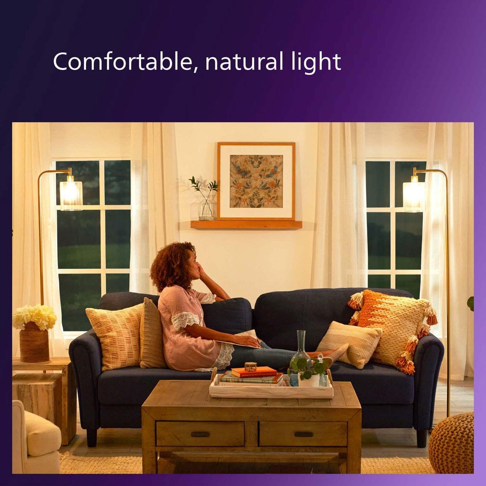 Philips 45-Watt Equivalent R20 Dimmable LED Flood Light Bulb, Daylight, 6-Pack