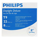 Philips 22-Watt 8 in. Linear T9 Fluorescent Tube Light Bulb, Daylight Deluxe 6500K, Circline