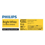 Philips 40-Watt 4 ft. Linear T12 U-Bend Fluorescent Tube Light Bulb, Bright White 3500K