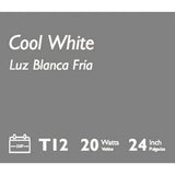 Philips 20-Watt 2 ft. Linear T12 Fluorescent Tube Light Bulb, Cool White 4100K