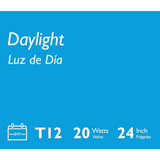 Philips 20-Watt 2 ft. Linear T12 Fluorescent Tube Light Bulb, Daylight (5000K)
