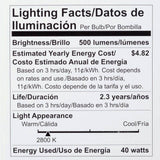 Philips 40-Watt Equivalent G25 Halogen White Decorative Globe Light Bulb (3-Pack)