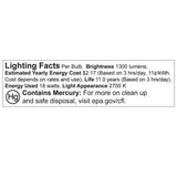 Philips 75-Watt Equivalent T2 Spiral CFL Soft White Light Bulb (8-Pack)