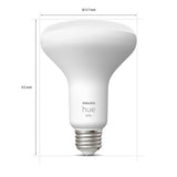 Philips Hue White BR30 LED 65W Equivalent Dimmable Smart Wireless Flood Light Bulb with Bluetooth (1-Pack)