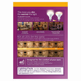 Philips 150-Watt Equivalent BR40 Dimmable LED Bulb with Warm Glow, Soft White 2700K, 4-Pack