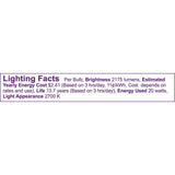 Philips 150-Watt Equivalent BR40 Dimmable LED Bulb with Warm Glow, Soft White 2700K, 4-Pack