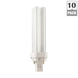 Philips 26-Watt G24d-3 CFLni 2-Pin Light Bulb, Neutral White 3500K, 10-Pack