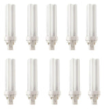 Philips 26-Watt G24d-3 CFLni 2-Pin Light Bulb, Neutral White 3500K, 10-Pack