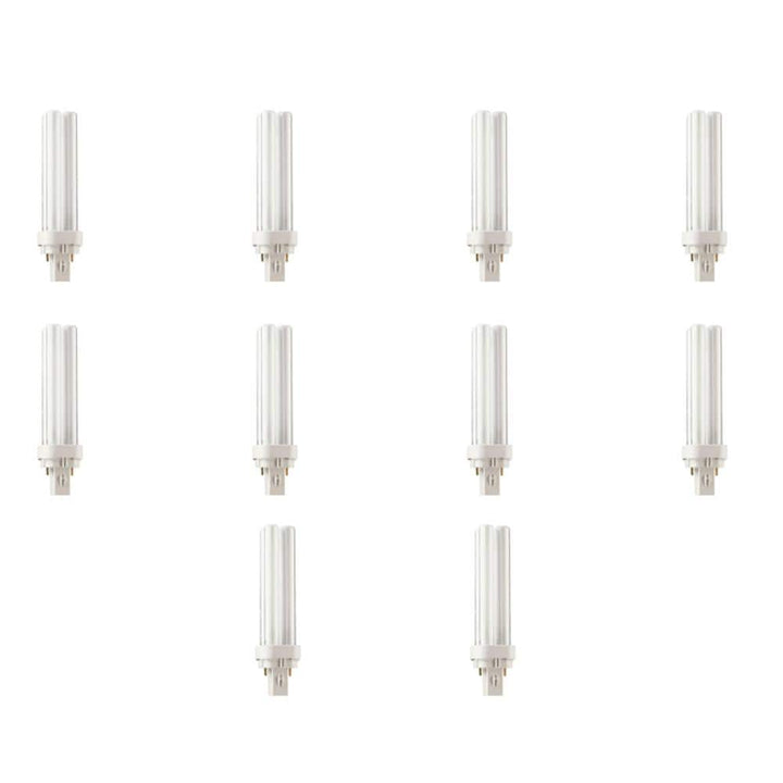 Philips 26-Watt G24d-3 CFLni 2-Pin Plug-In Light Bulb, Cool White 4100K, 10-Pack