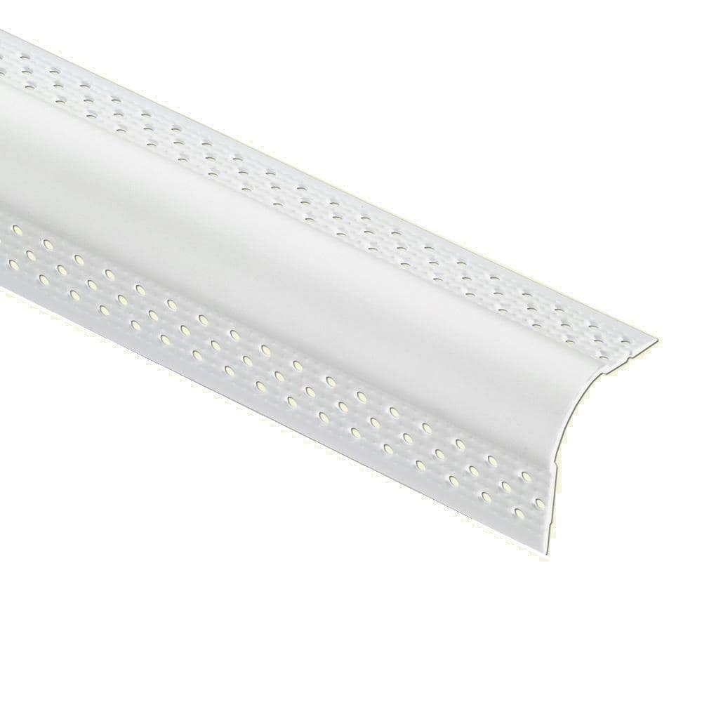 Phillips Manufacturing Company 6 in. x 10 ft. PVC Bullnose Drywall Corner Bead