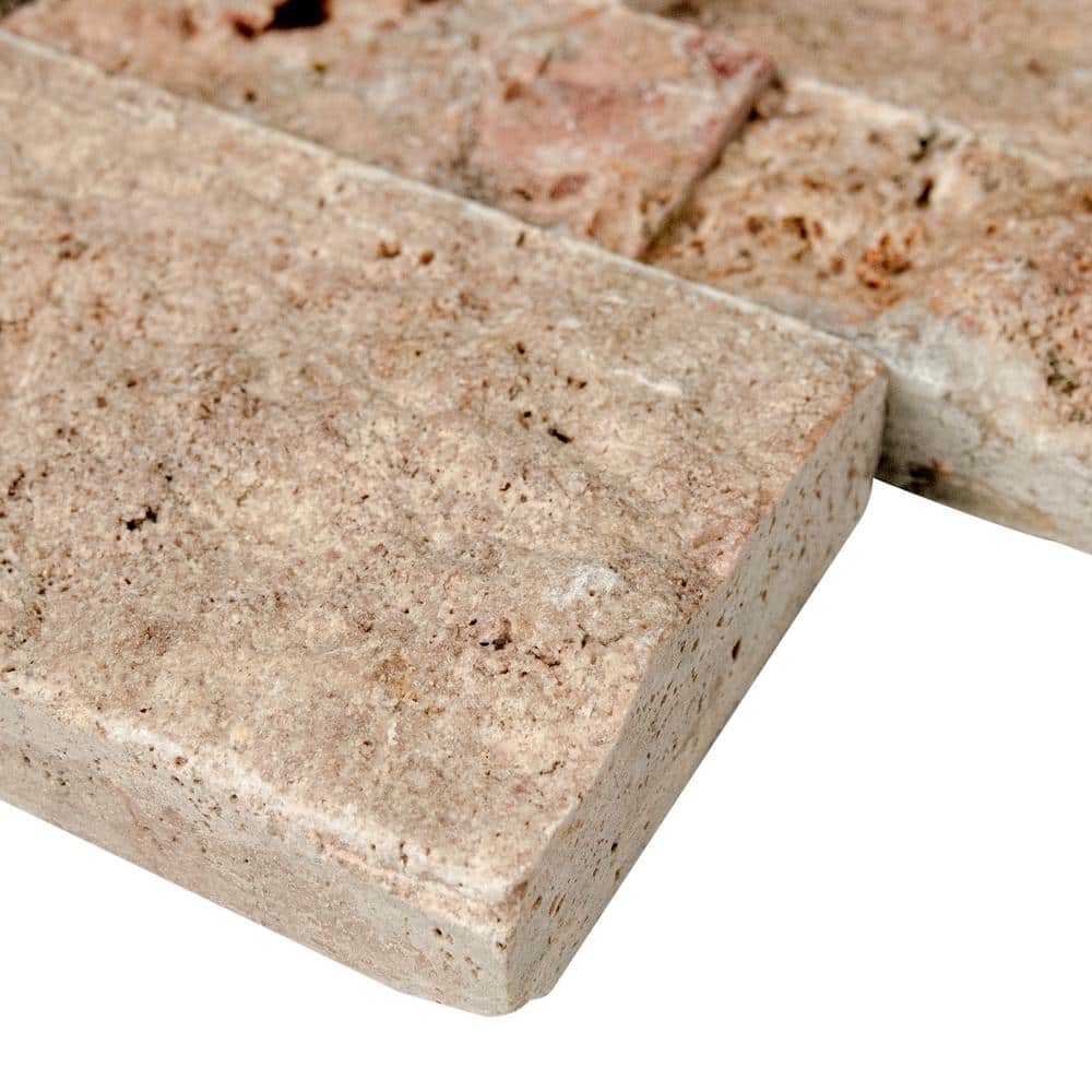 MSI Picasso Ledger Panel 6 in. x 24 in. Natural Travertine Wall Tile (10 cases / 60 sq. ft. / pallet)
