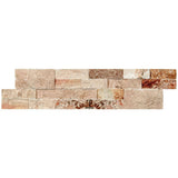 MSI Picasso Ledger Panel 6 in. x 24 in. Natural Travertine Wall Tile, Textured Split Face (10 Cases, 60 sq. ft. Pallet)