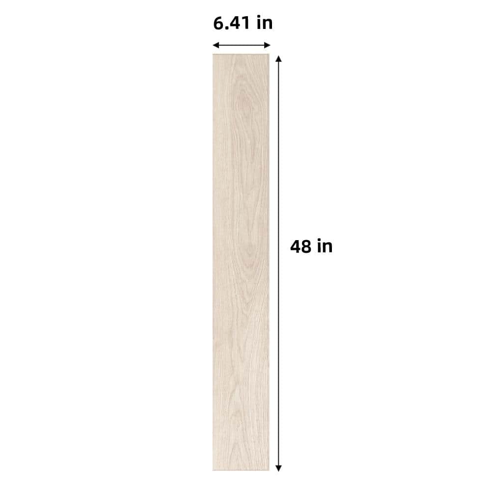 Dekorman Proteco+ Platinum White Oak EIR 12mm T x 6.41" W Uniclic HDF AC4 Waterproof Laminate Wood Flooring (848 sq. ft./pallet)