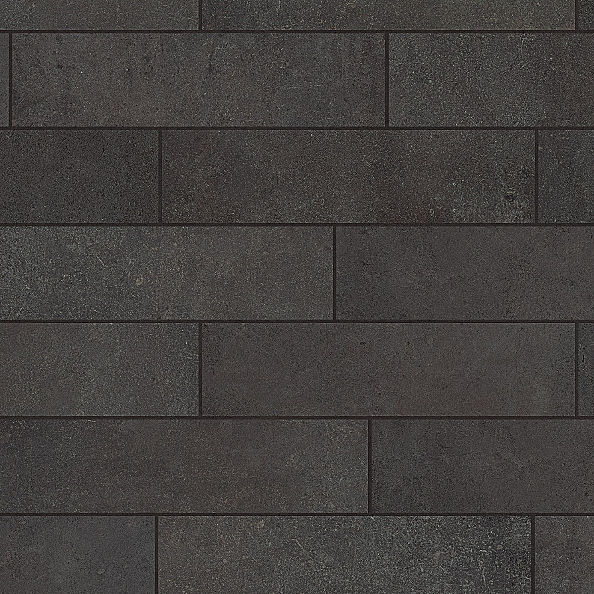 Brick Urbana Nero Black Matte Porcelain Subway Tile 3x12
