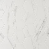 Amalfi Statuario White 6" Hexagon Polished Porcelain Tile - Lux Tile