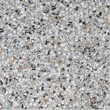 Chips Macro Azur Blue 8x8 Matte Porcelain Tile - Terrazzo Look