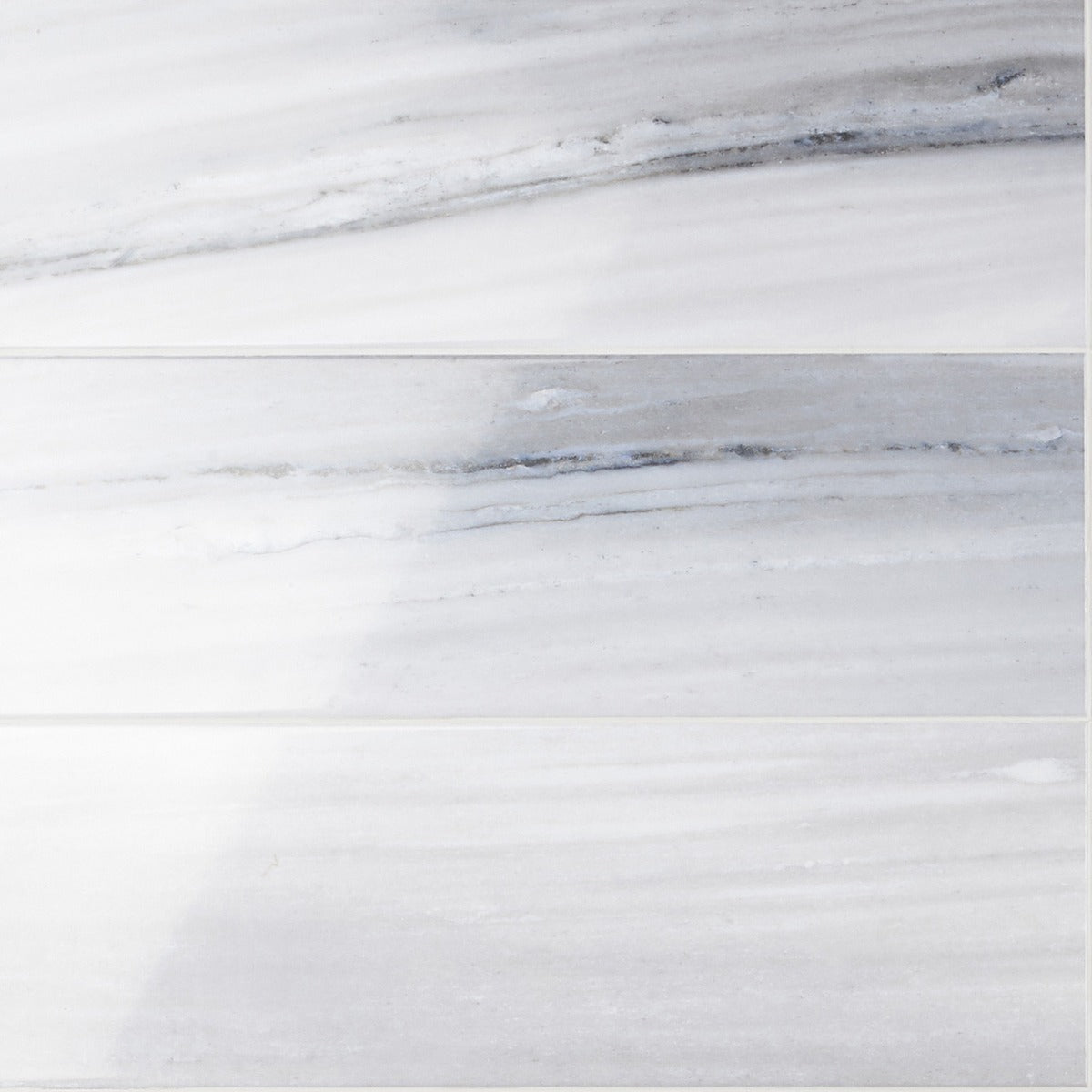 Everest Blue 8x24 Polished Ceramic Tile - Luxurious Marble Look